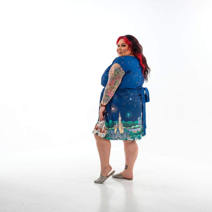 Happily Ever After Tie Wrap Dress with Pockets