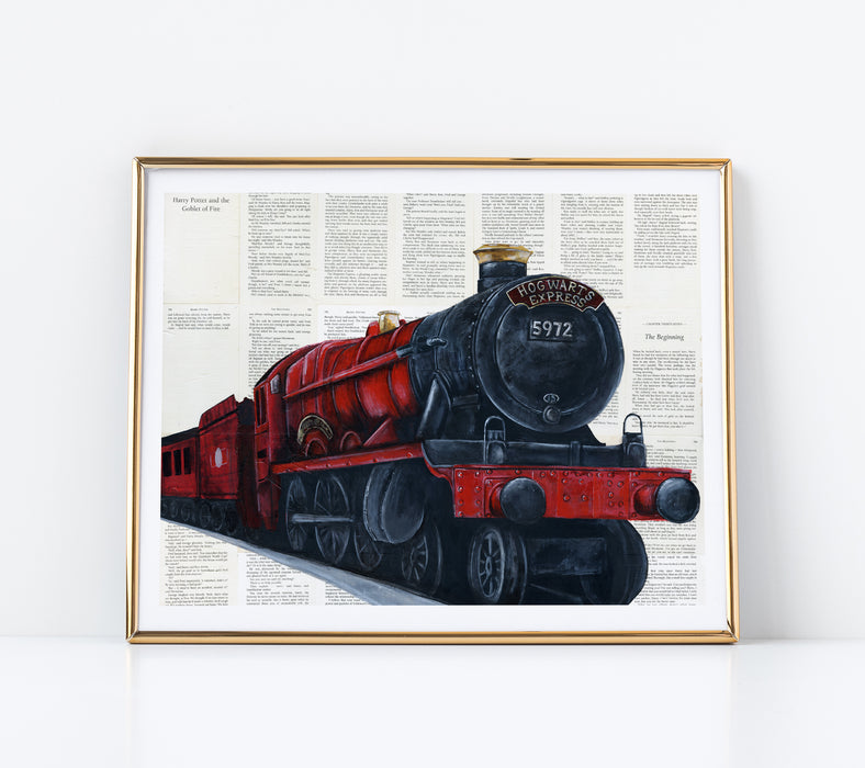 11" x 14" Paper Print of The Express Train