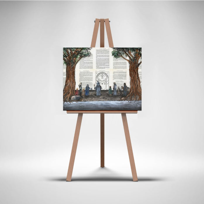 Canvas Print of The Gates of Moria