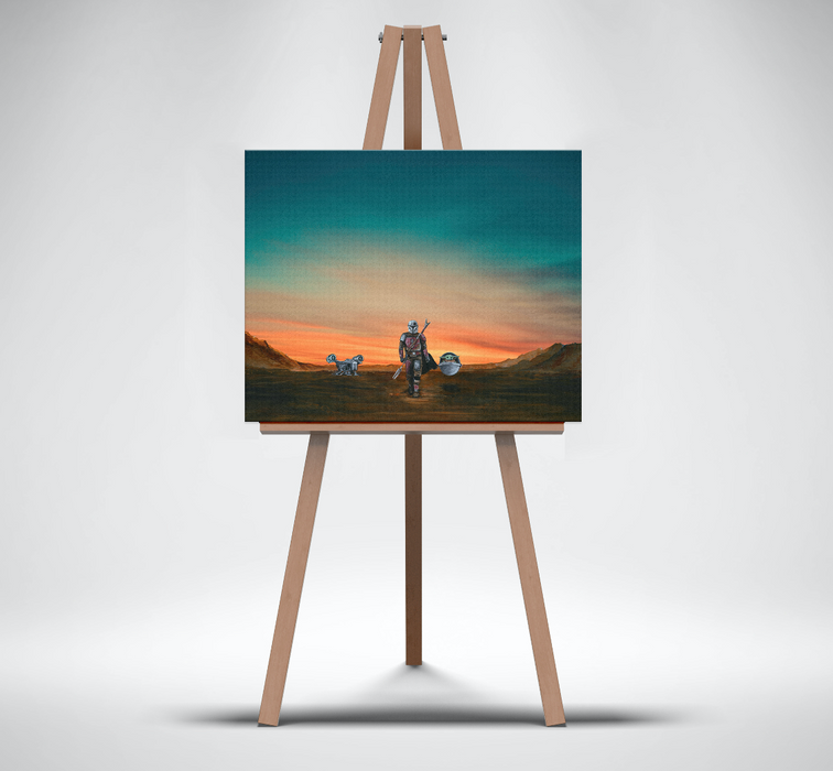 Canvas Print of This is the Way