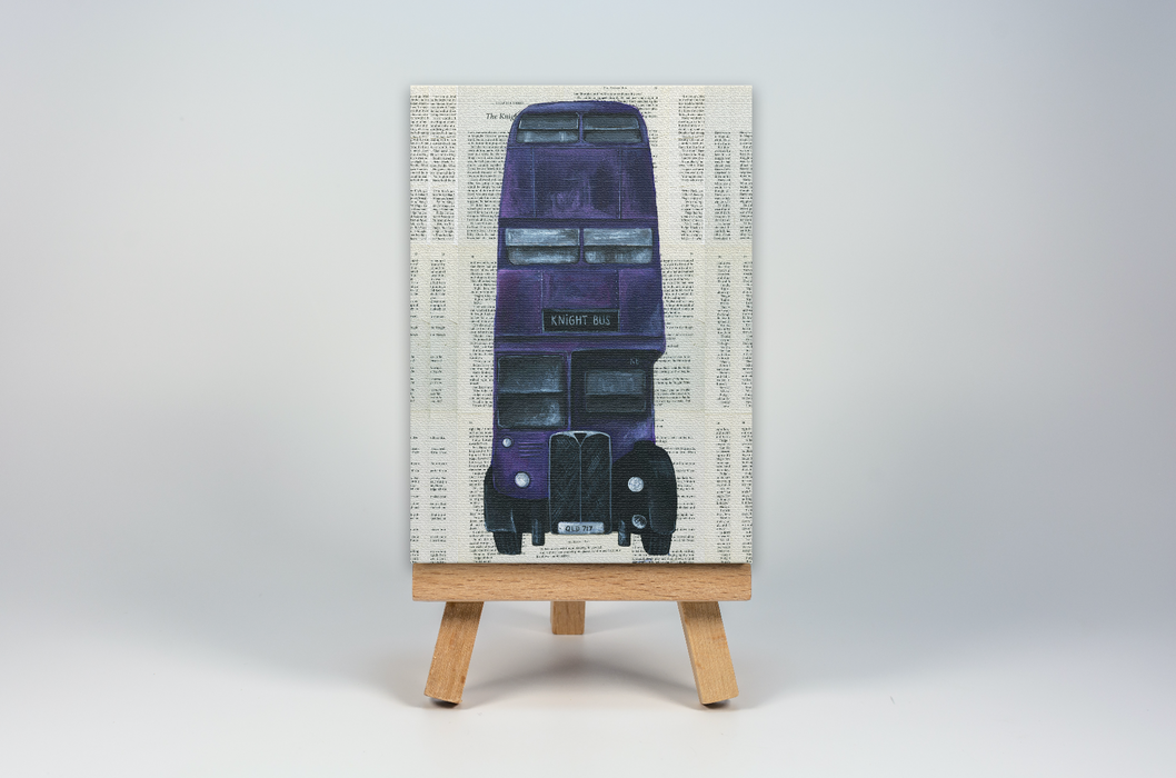 Mini Canvas Print of The Knight Bus