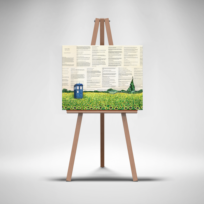 Canvas Print of Vincent and The Doctor