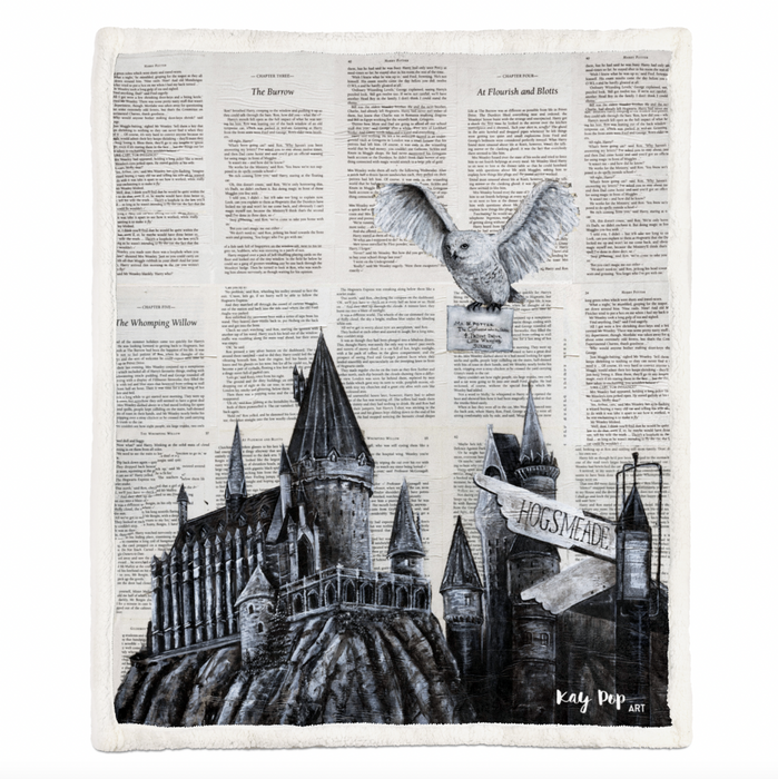 Witchcraft & Wizardry Large Sherpa Blanket