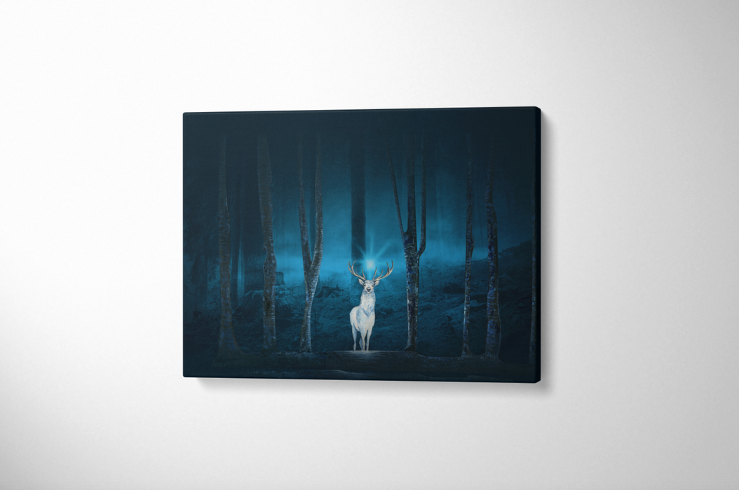 Canvas Print of a Stag Patronus