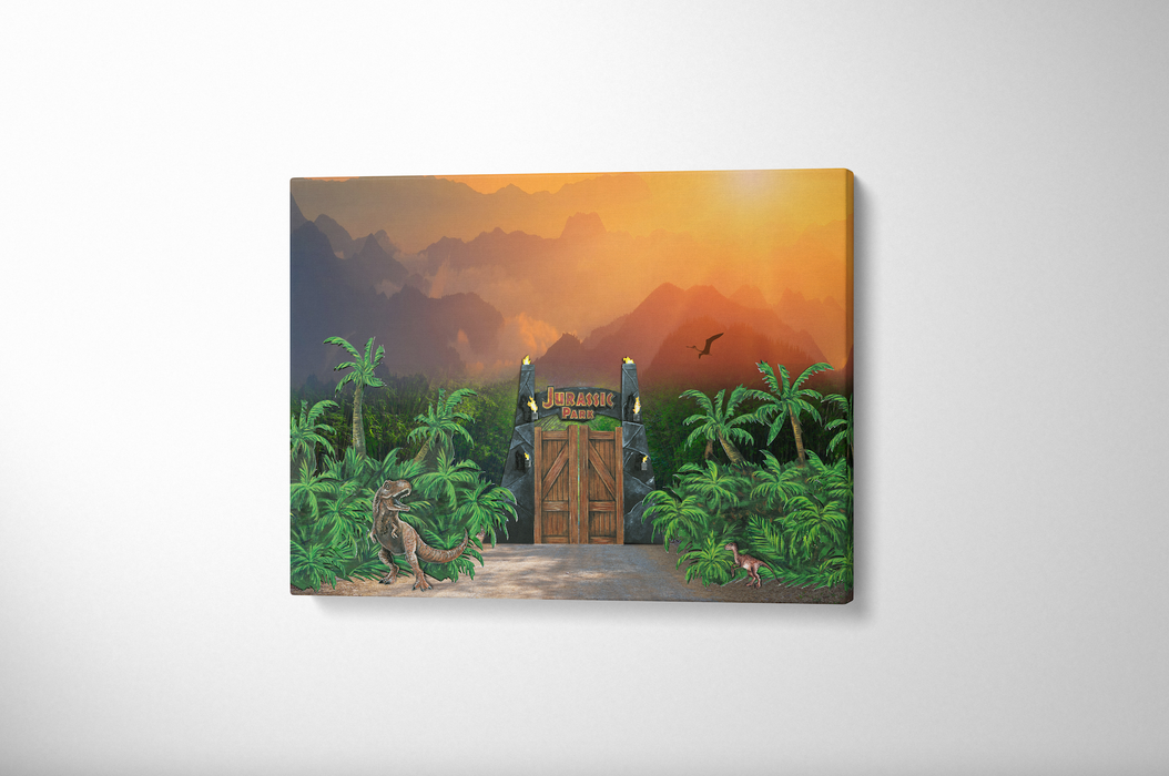 Canvas Print of Jurassic Sunset