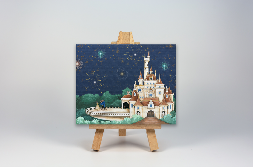 Mini Canvas Print of Beauty and Beasts Castle