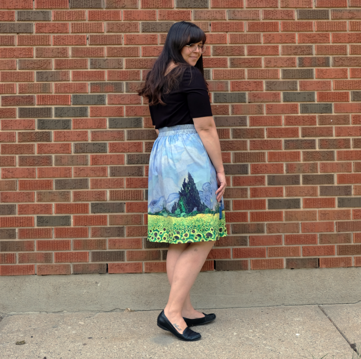 Vincent and The Doctor Skirt *SMALL ONLY