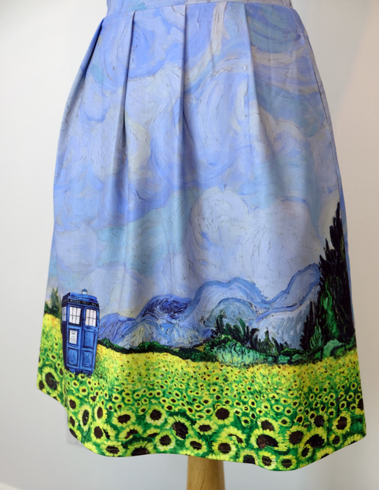Vincent and The Doctor Skirt *SMALL ONLY