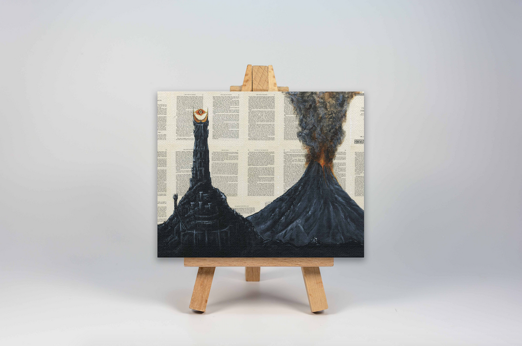 Mini Canvas Print of Mount Doom