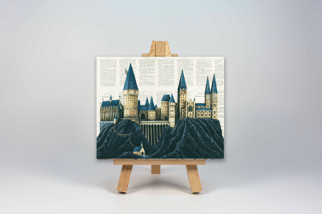 Mini Canvas Print of School of Witchcraft and Wizardry