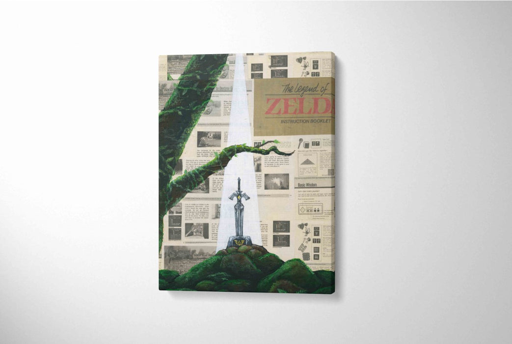 Canvas Print of The Master Sword