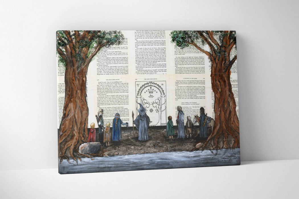 Canvas Print of The Gates of Moria