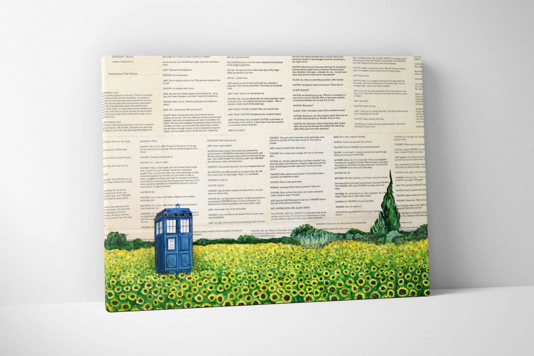 Canvas Print of Vincent and The Doctor