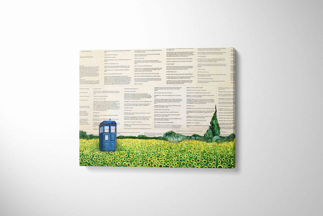Canvas Print of Vincent and The Doctor