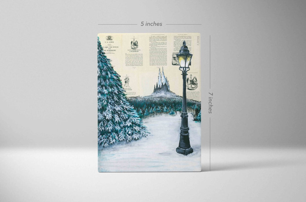 Mini Canvas Print of through the Wardrobe