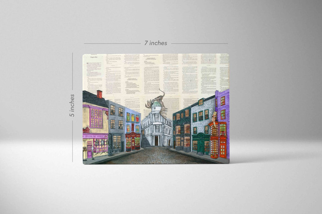 Mini Canvas Print of Diagon Alley