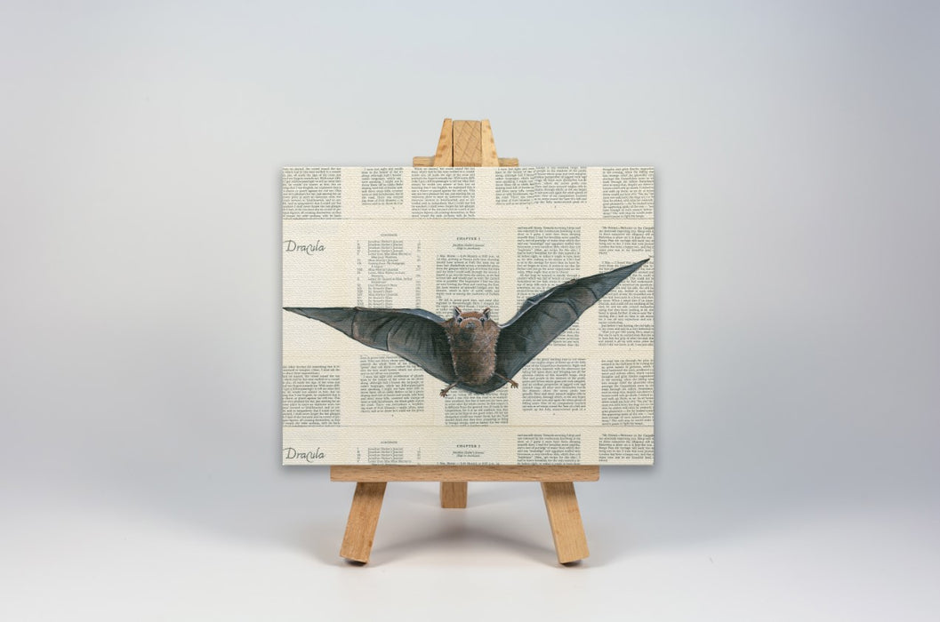 Mini Canvas Print of Dracula Bat