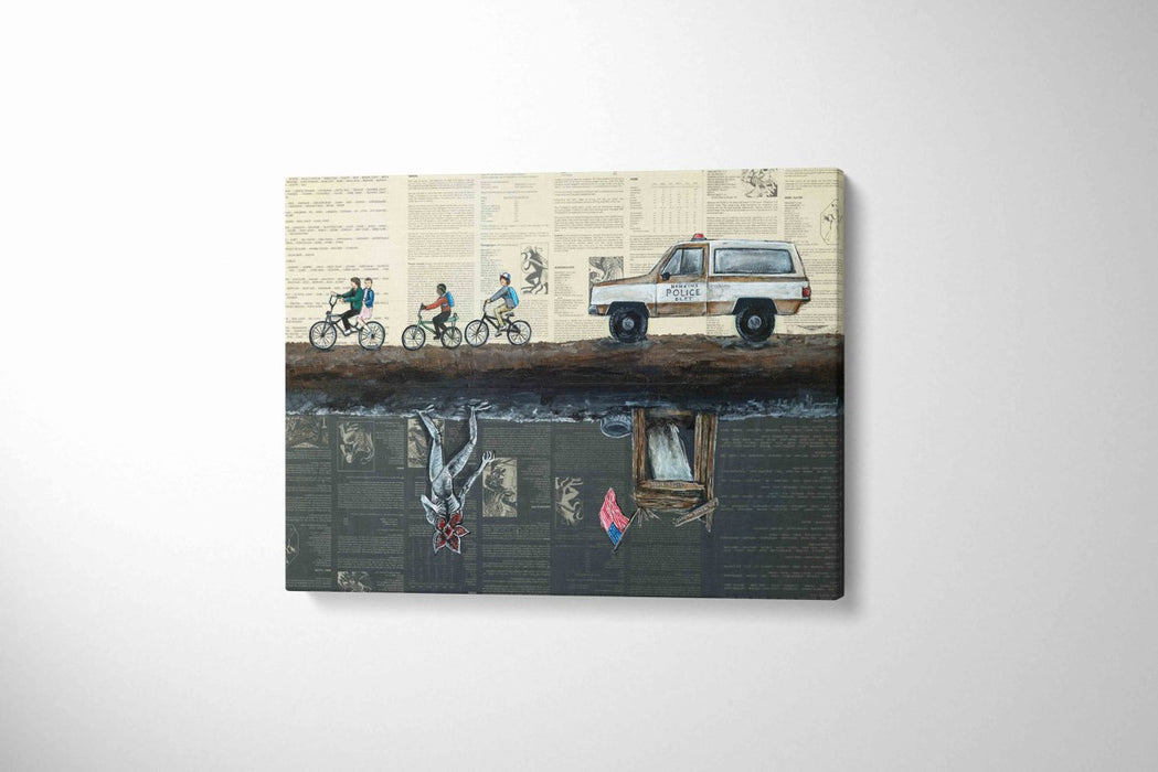 Canvas Print of The Upside Down