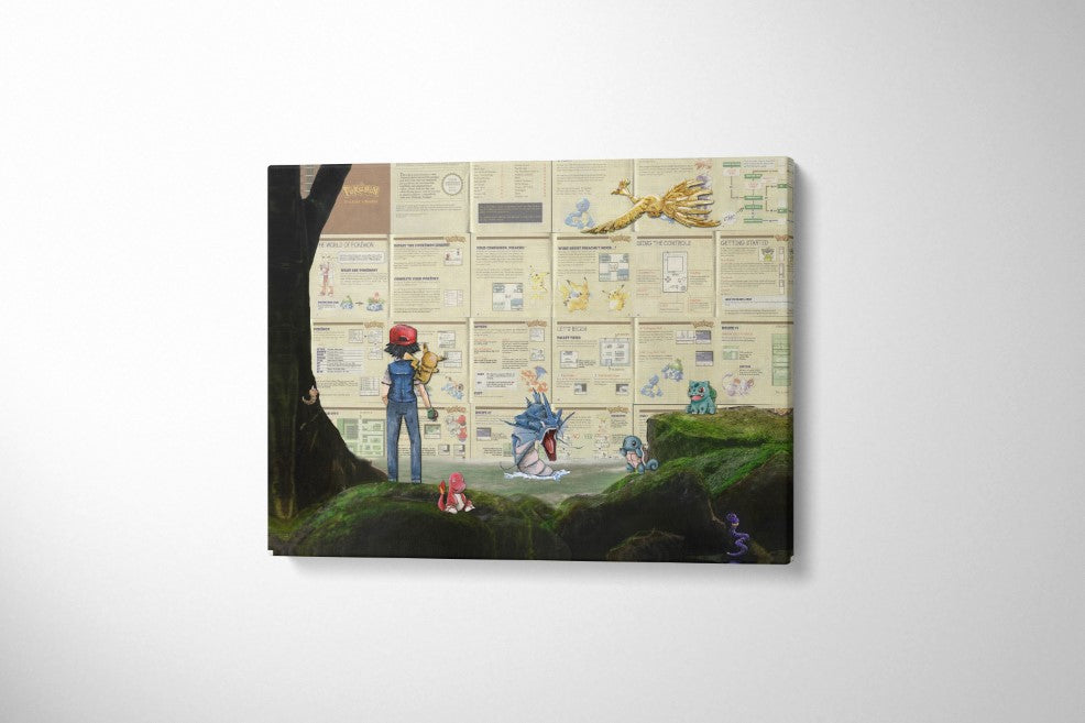 Canvas Print of Gotta Catch 'em all