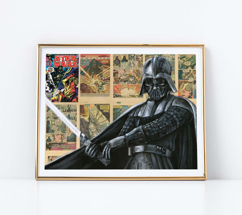 11" x 14" Paper Print of Vader